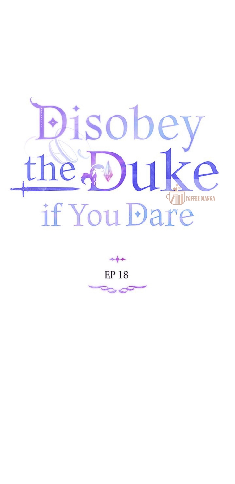 Disobey the Duke if You Dare, Chapter 18