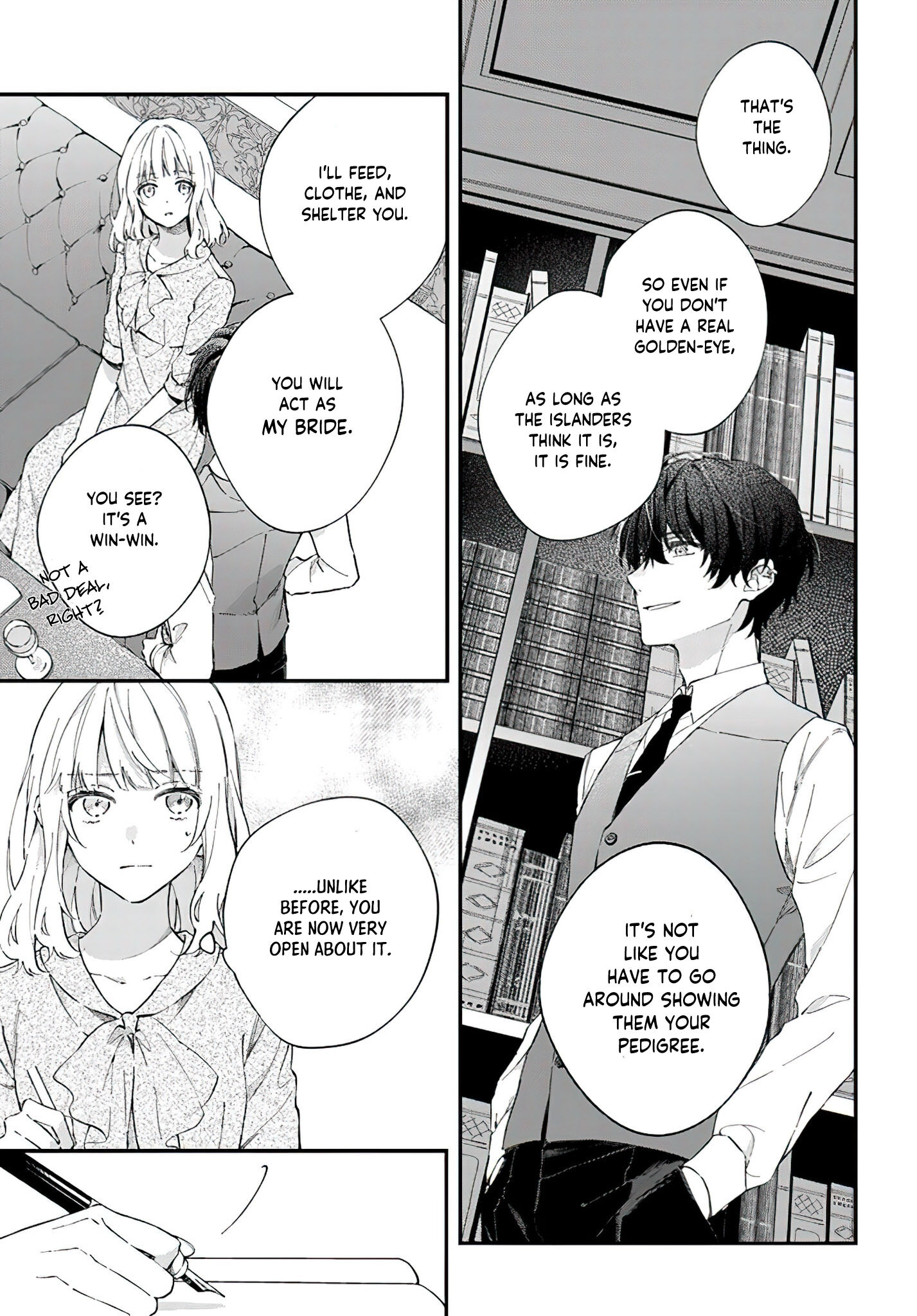 Sweet Allegiance to the Lorenzi Family Tonight - Chapter 2.2 The Girl with  the Golden Eyes - Coffee Manga