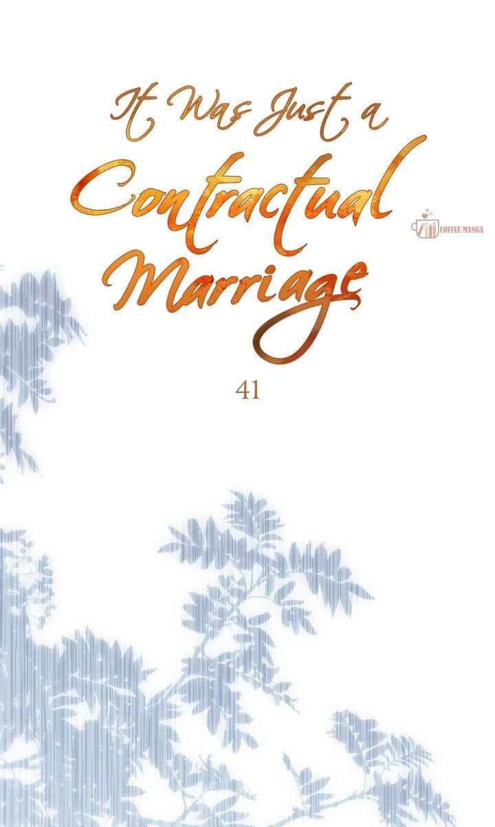 It Was Just a Contract Marriage, chapter 41